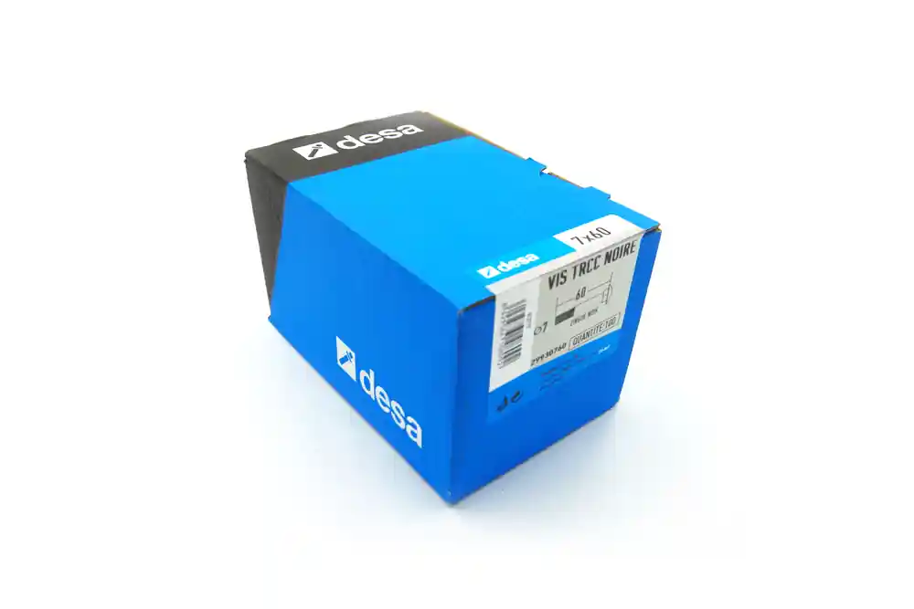Offre Du Jour Vis TRCC 7 x 70 mm noir par 100 DESA