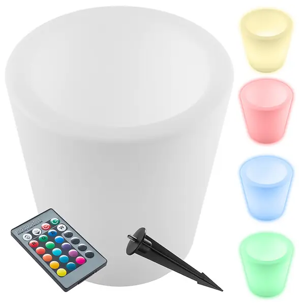 Nouvelle Collection Cylindre lumineux blanc TECTAKE