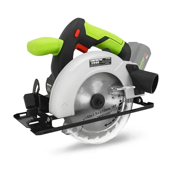 Scie circulaire sans fil max 20V sans batterie - Lame 150mm 18 dents CONSTRUCTOR Acheter Direct