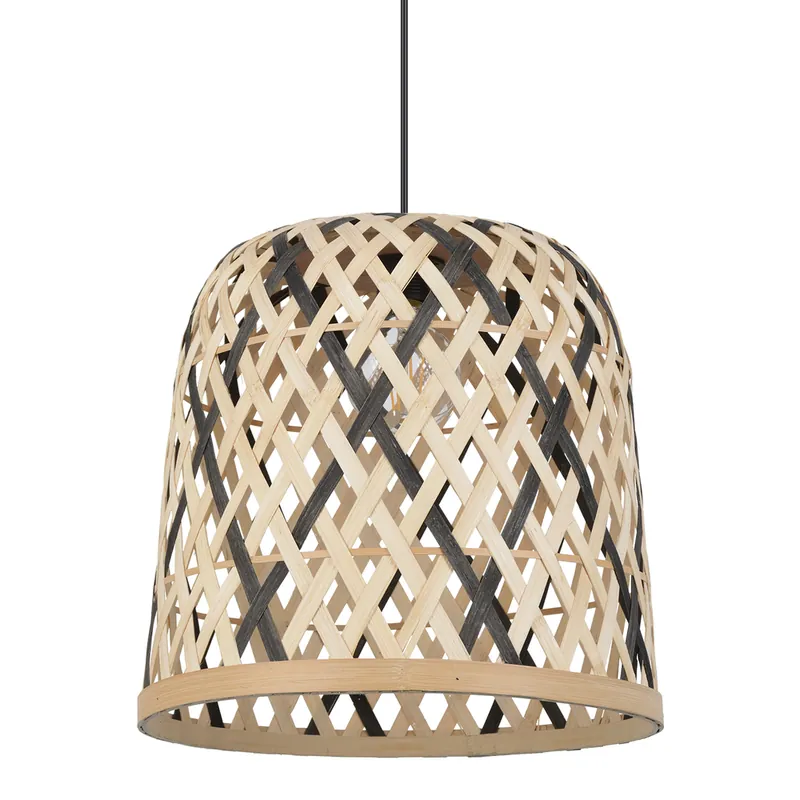 Marque Suspension bambou E27 60W Ø35 cm SAKURA - COREP