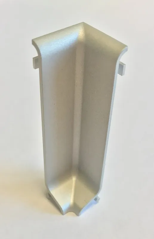 Angle rentrant pour plinthe 60mm aluminium DINAC Pas Cher