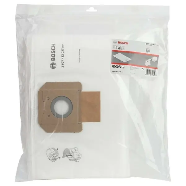 Meilleure Vente Lot de 5 Sacs tissu non tissé pour GAS35 BOSCH 2607432037