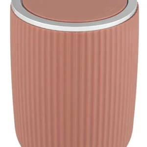 Promotion Poubelle de salle de bains vieux rose 2 litres Agropoli WENKO