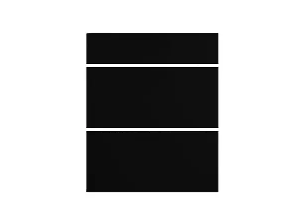 Produit De Marque Façade de tiroir de cuisine Louna - Noir mat - L60cm GRUPOALVIC