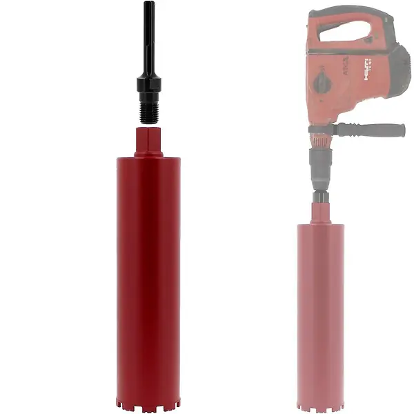 Pas Cher Couronne diamant Ø 108 mm avec adaptateur pour perceuse et perforateur SDS-max GT MARKET