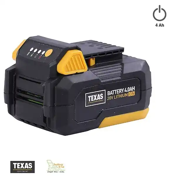Nouvelle Collection Batterie 20v 4Ah pour outils sans fil à batterie Texas 20 volts