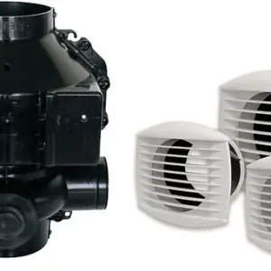 Acheter Direct Kit VMC simple flux autoréglable - 2 à 6 pièces - 225 m³/h AUTOGYRE
