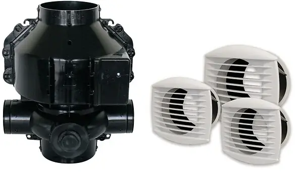 Acheter Direct Kit VMC simple flux autoréglable - 2 à 6 pièces - 225 m³/h AUTOGYRE