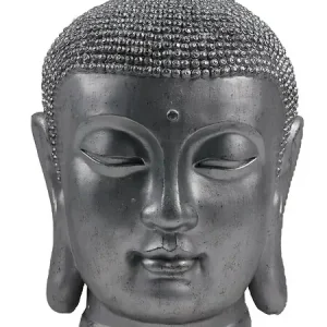 Tête de Bouddha décorative - Argent - H.42cm CIDDECO Acheter En Ligne