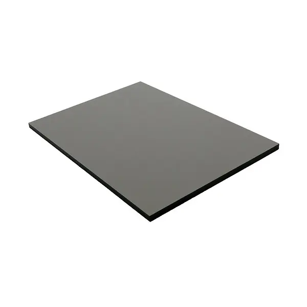 Panneau de bardage stratifié HPL compact Gris Quartz, ep.6 mm, l.130 cm, L.61 cm MCCOVER Paiement Sécurisé