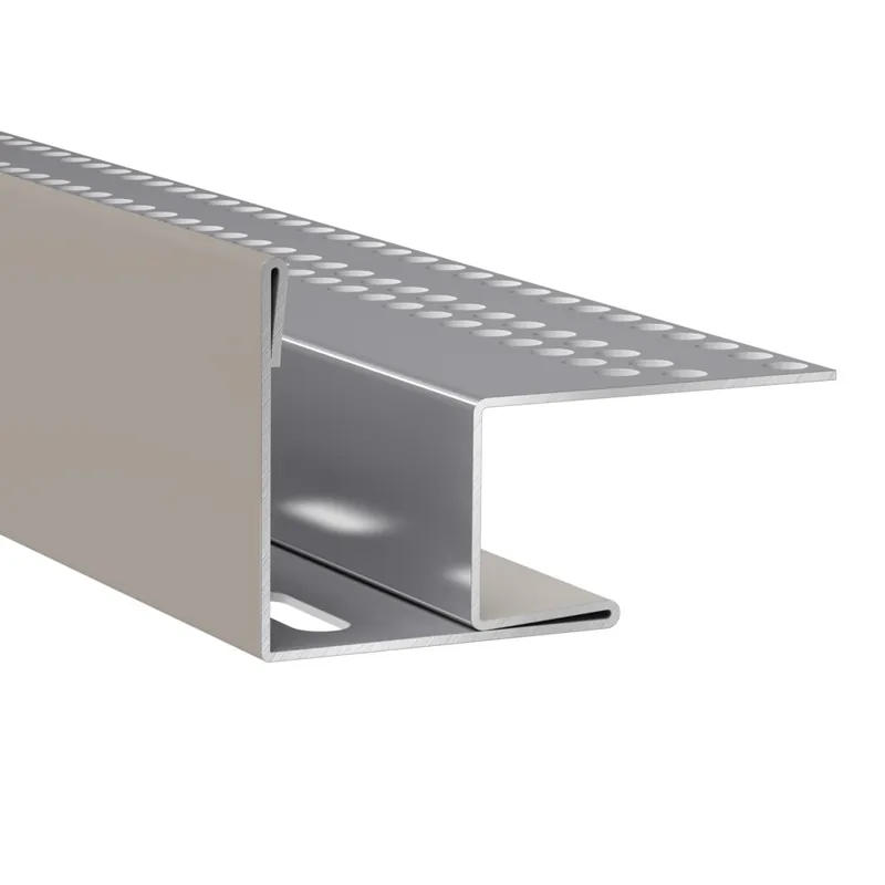 Profil de linteau et de départ alu pose verticale bardage Hardie Plank VL marron noisette - longueur 3000 mm - JAMES HARDIE Quantité Limitée