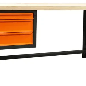 Nouvelle Collection Etabli d‘atelier 200x75cm avec 3 tiroirs FISCHER DAREX
