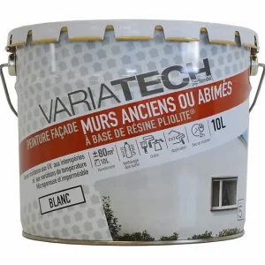 Peinture façade résine Pliolite - Blanc - 10L VARIATECH Offre Spéciale