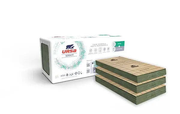 Meilleur Prix Laine de verre semi-rigide - SERENITY Mur 38 - 100mm URSA