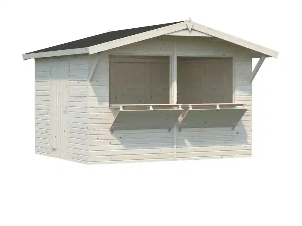 Vente Flash Kiosque de jardin en bois Stella - 11,6 m² hors-tout - Livraison à domicile incluse - PALMAKO