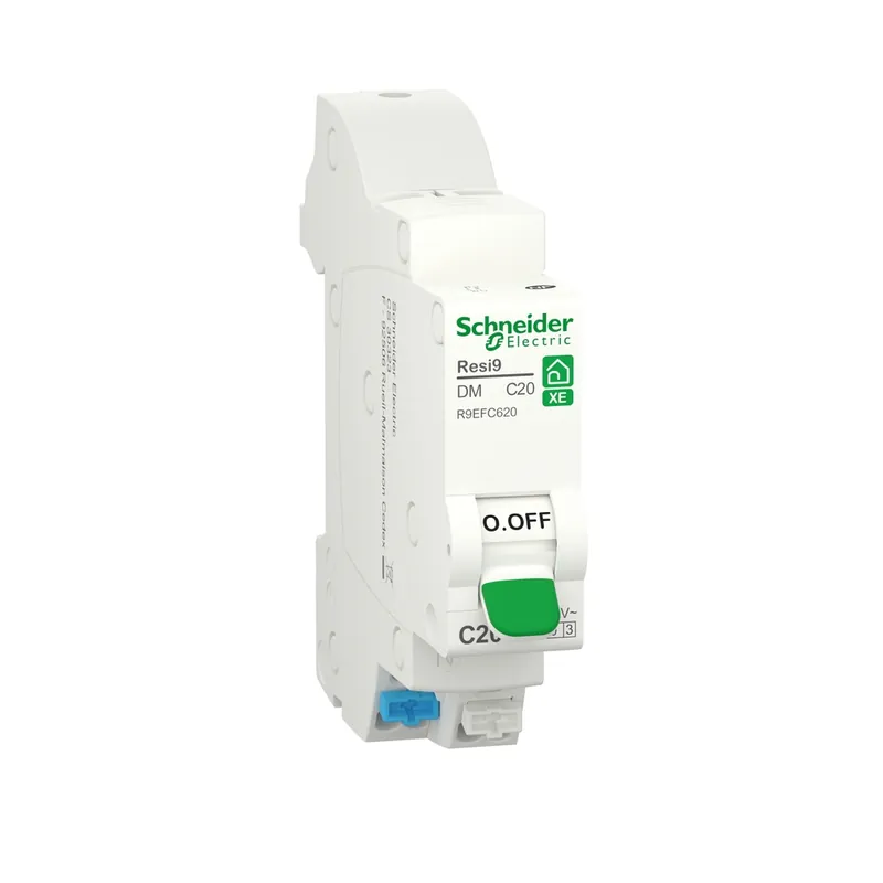 Disjoncteur divisionnaire 20A courbe C 3kA embrochable 1 pôle + neutre - Resi9 XE SCHNEIDER ELECTRIC Commander Maintenant
