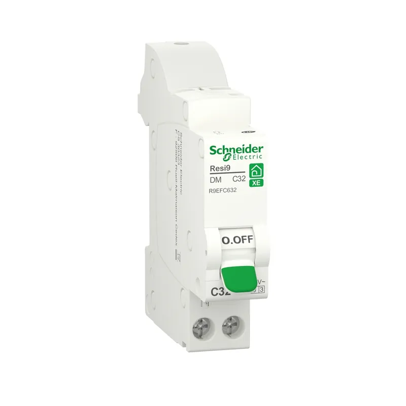 Certifié Disjoncteur divisionnaire 32A courbe C 3kA embrochable 1 pôle + neutre - Resi9 XE SCHNEIDER ELECTRIC