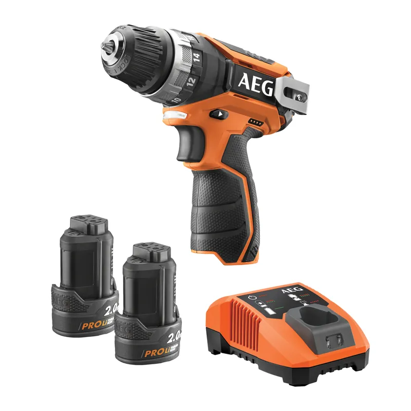 Perceuse visseuse sans fil 12 V BS12C2LI-202B (2 batteries) - AEG Certifié