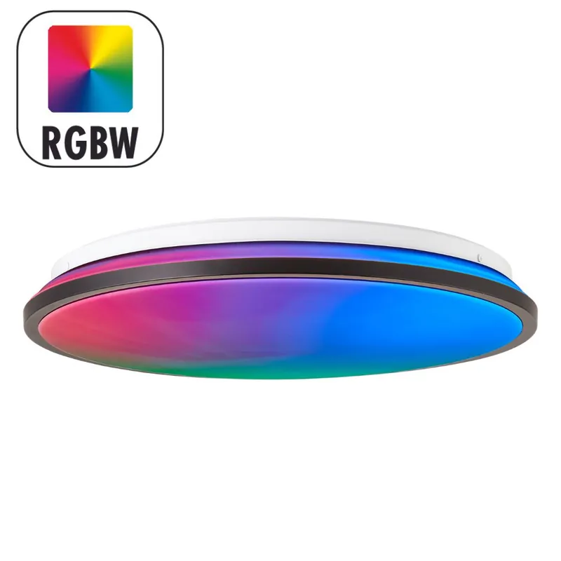 Plafonnier LED rond Heida RGB/ CCT 24W 2500 lumens BRILLIANT Acheter En Ligne