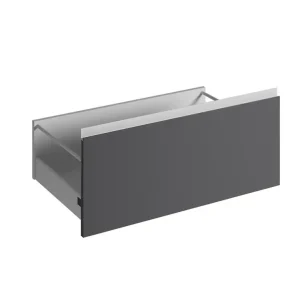 Offre Du Jour Façade tiroir avec poignée intégrée pour meuble de cuisine Mallorca gris plomb mat 35 x 80 cm OFITRES