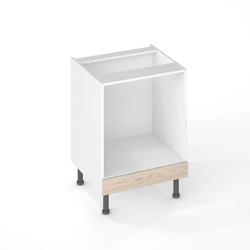 Bandeau bas four effet bois blanchi pour meuble de cuisine Nature rosales-01 10 x 60 cm OFITRES Vente Flash