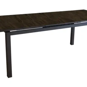Must-Have Table de jardin rectangle Tahaa en aluminium 180/240x100x74 cm PROLOISIRS