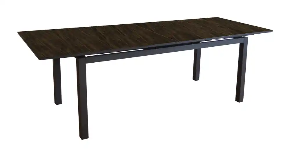 Must-Have Table de jardin rectangle Tahaa en aluminium 180/240x100x74 cm PROLOISIRS