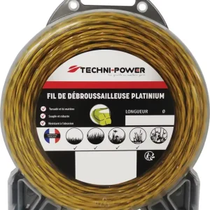 Commander Vite Fil nylon torsade platinium 3 mm 15 m TECHNI-POWER