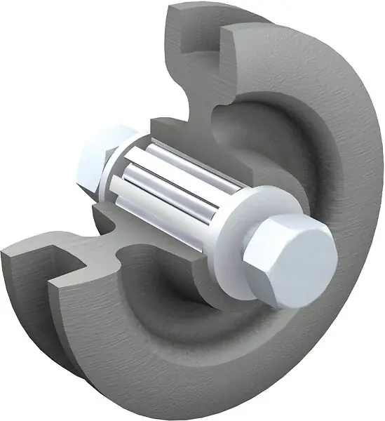 Commander Vite Galet fonte gorge ronde 102mm - MANTION - 1008GR