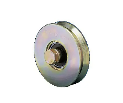 Galet à 2 roulements gorge Y 120mm charge 420kg - FRATELLI COMUNELLO - 307Y-120 FAAC COMUNELLO Dernier Modèle