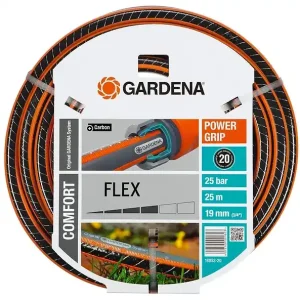 Tuyau d‘arrosage Comfort Flex 25m 19mm - Gris/Orange - L.25m GARDENA Commander Maintenant