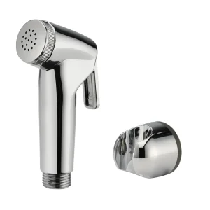 Nouveauté Douchette WC chromée en ABS avec support QUICK PLOMBERIE