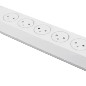 Commander Maintenant Multiprise parafoudre avec interrupteur 5 prises avec prises USB A et USB C 1,5m blanc Mantea OTIO
