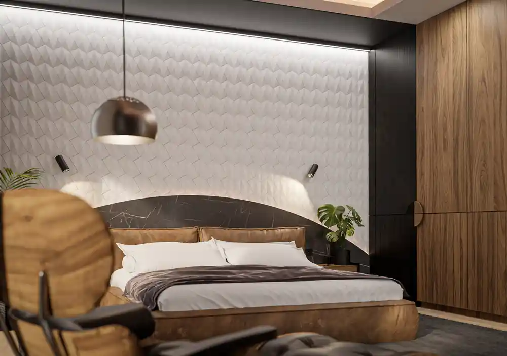 Parement mural intérieur Skyfall paquet 0.36 m² MODULO Top Vente