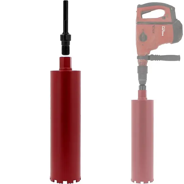 Vente Directe Couronne diamant Ø 116 mm avec adaptateur pour perceuse et perforateur SDS-max GT MARKET