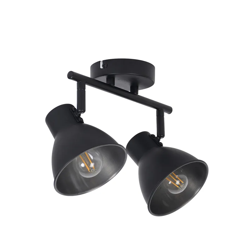 Réglette noir métal E14 2x40W DOCK COREP Affaire À Saisir
