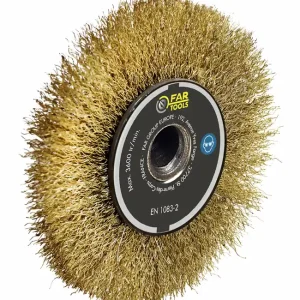 Brosse de précision fil laitonné de 120 mm de diamètre FARTOOLS Meilleure Vente