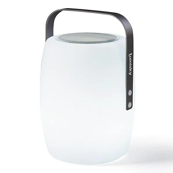 Commande En Gros Lampe enceinte bluetooth multicolore LUCY PLAY H31cm LUMISKY