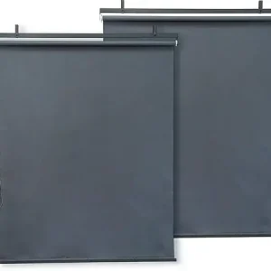 Retour Gratuit Lot de 2 stores rétractables pergola - 124 x 225 cm - Gris anthracite HABITAT ET JARDIN