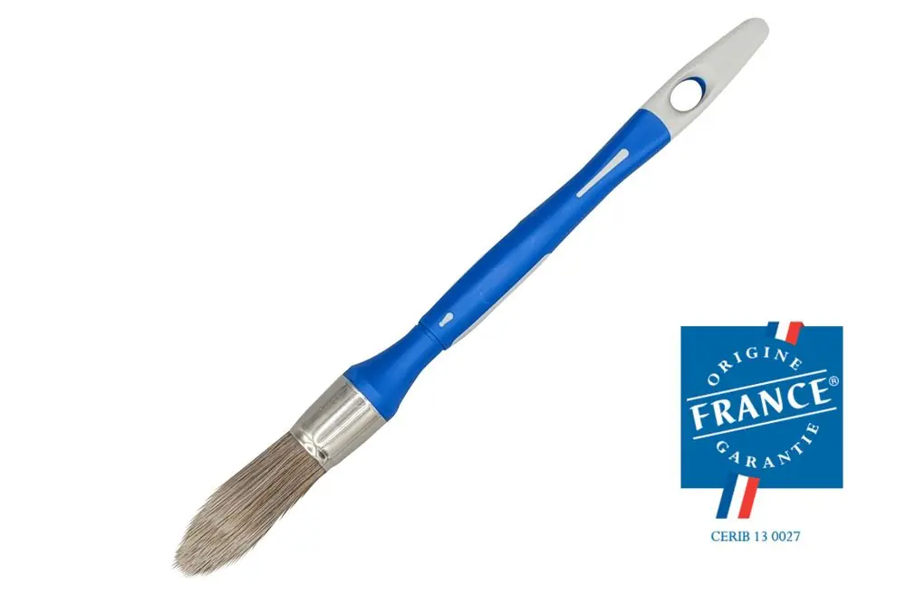 Pinceau à rechampir bi-matière Spécial Lasure et traitement du bois diamètre 18mm SAVY Prix Réduit