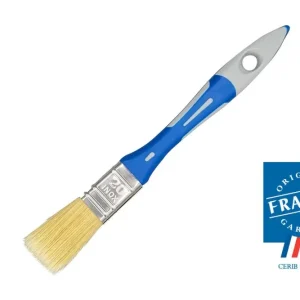Pinceau plat bi-matière Toute peinture largeur 20mm SAVY Top Vente
