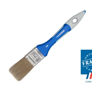 Prix Bas Pinceau plat bi-matière Spécial Lasure et traitement du bois largeur 30mm SAVY