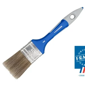 Pinceau plat bi-matière Spécial Lasure et traitement du bois largeur 40mm SAVY Bon Marché