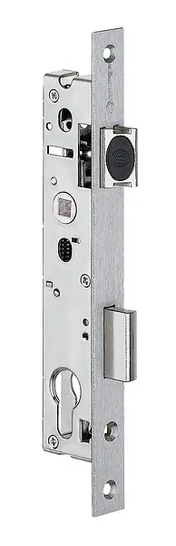 Commander Maintenant Serrure monopoint à larder pour profil étroit pêne dormant demi-tour 45mm - STREMLER - 2260.45.0