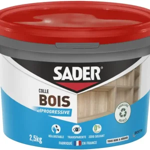 Colle à bois progressive 2,5kg SADER Certifié