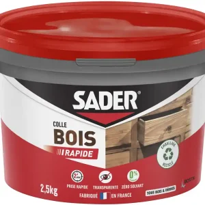 Retour Gratuit Colle à bois rapide 2.5 kg SADER