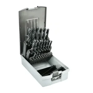 Offre Spéciale Coffret de 25 forets en acier HSS laminés de 1 à 13mm - HANGER - 155091