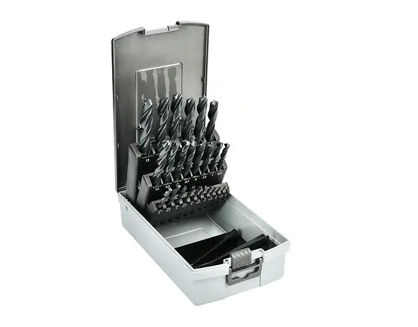 Offre Spéciale Coffret de 25 forets en acier HSS laminés de 1 à 13mm - HANGER - 155091