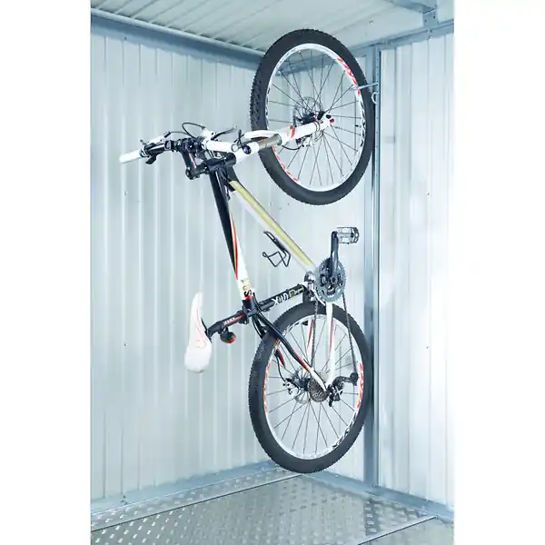 Livraison Express Support mural pour vélo BikeMax - Argent - H.173xl.4cm BIOHORT