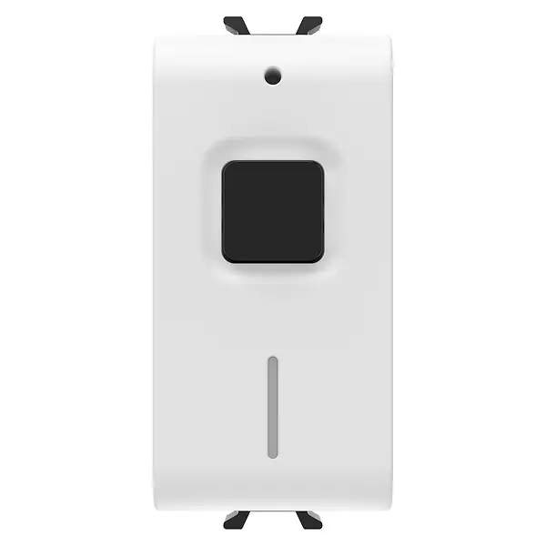 Nouvel Arrivage Interrupteur connecté ChoruSmart avec compteur d‘énergie finition Blanc satiné - 1 module - GEWISS - GW15826